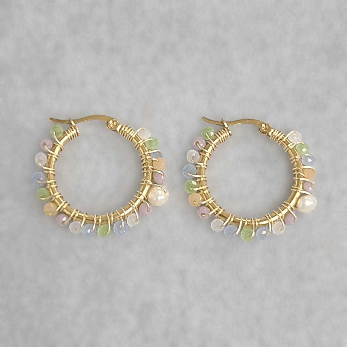 Meadow Hoop Earrings - LPL Creations