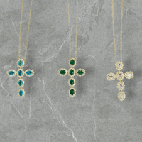 Sparkling Cross Necklace - LPL Creations