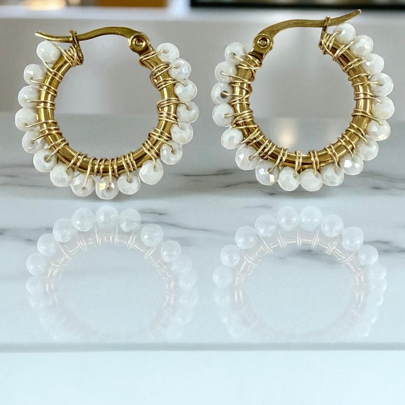 Leslie Hoops Earrings - LPL Creations