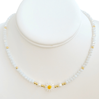 Daisy Crystals Necklace - LPL Creations