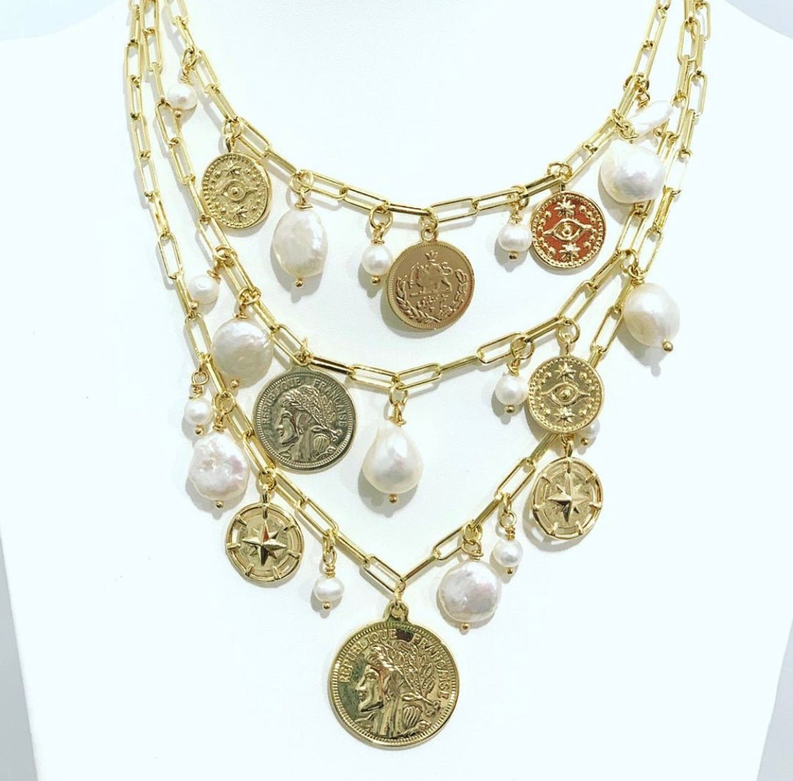 Coins Chain Necklace - LPL Creations