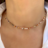 Tiny Agatha  Necklace