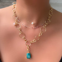 Tiny Agatha  Necklace