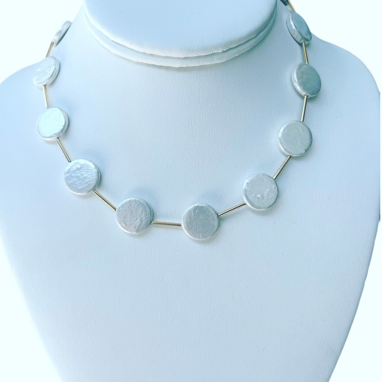 Kylee Flat Pearl Necklace - LPL Creations