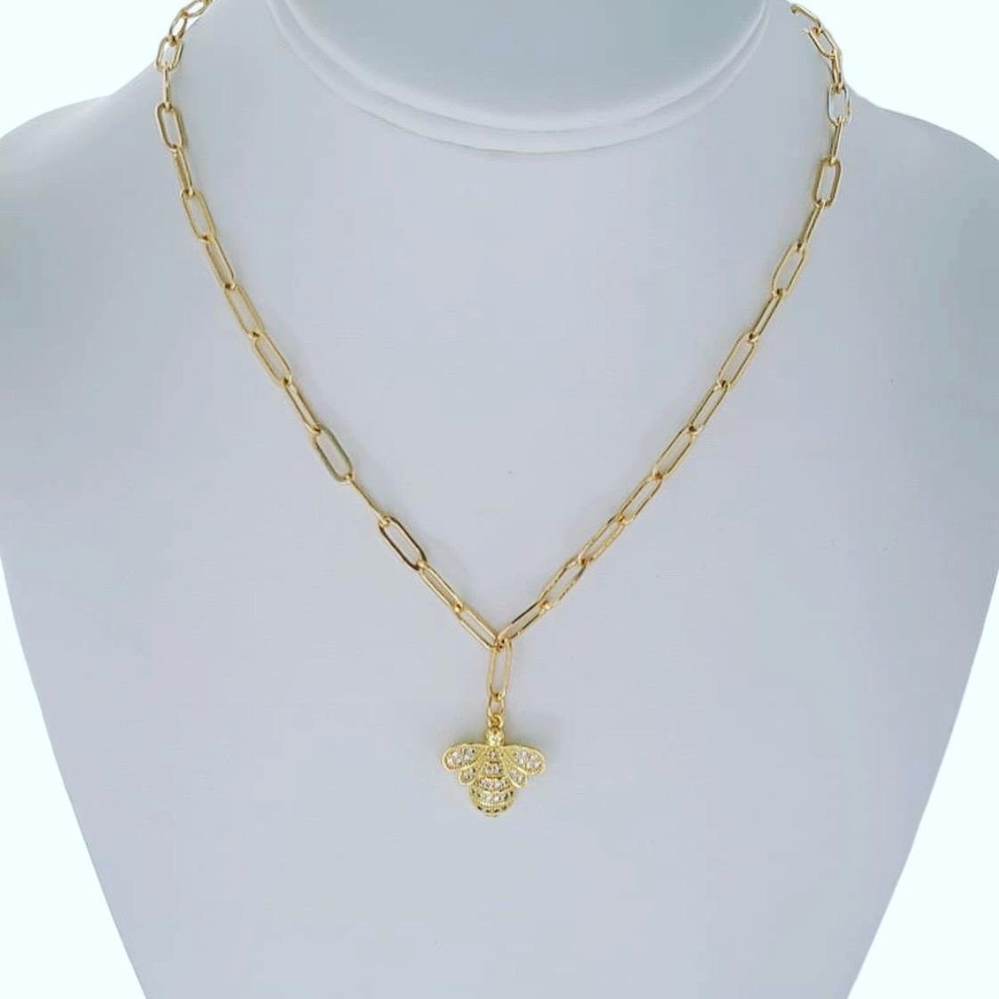 Sparkling Bee Necklace - LPL Creations