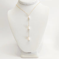 Trio Pearls Chain Necklace - LPL Creations