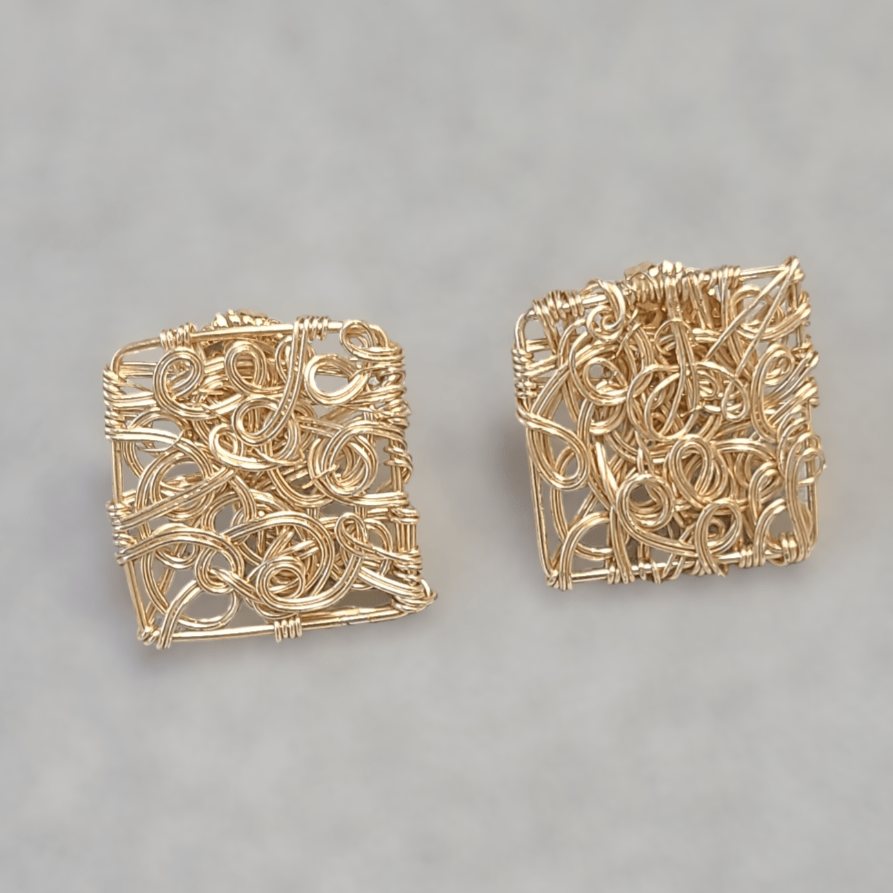 Squared Elegance Earrings - LPL Creations