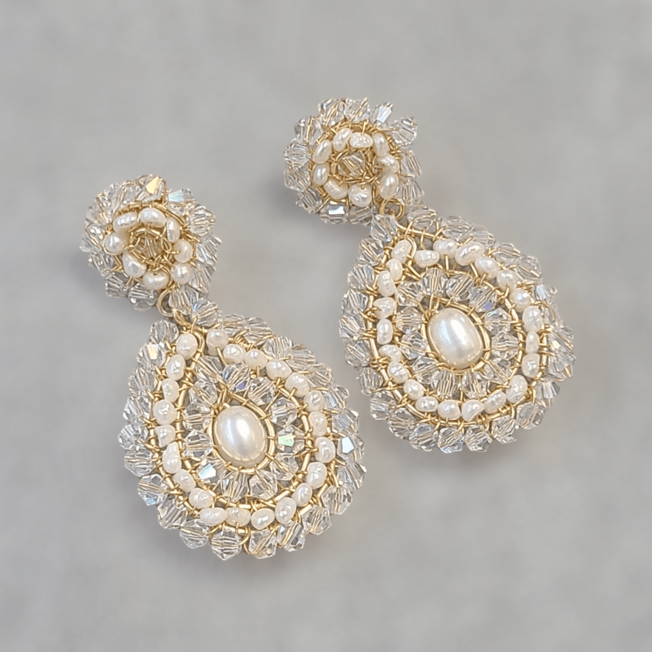 Bride Earrings - LPL Creations