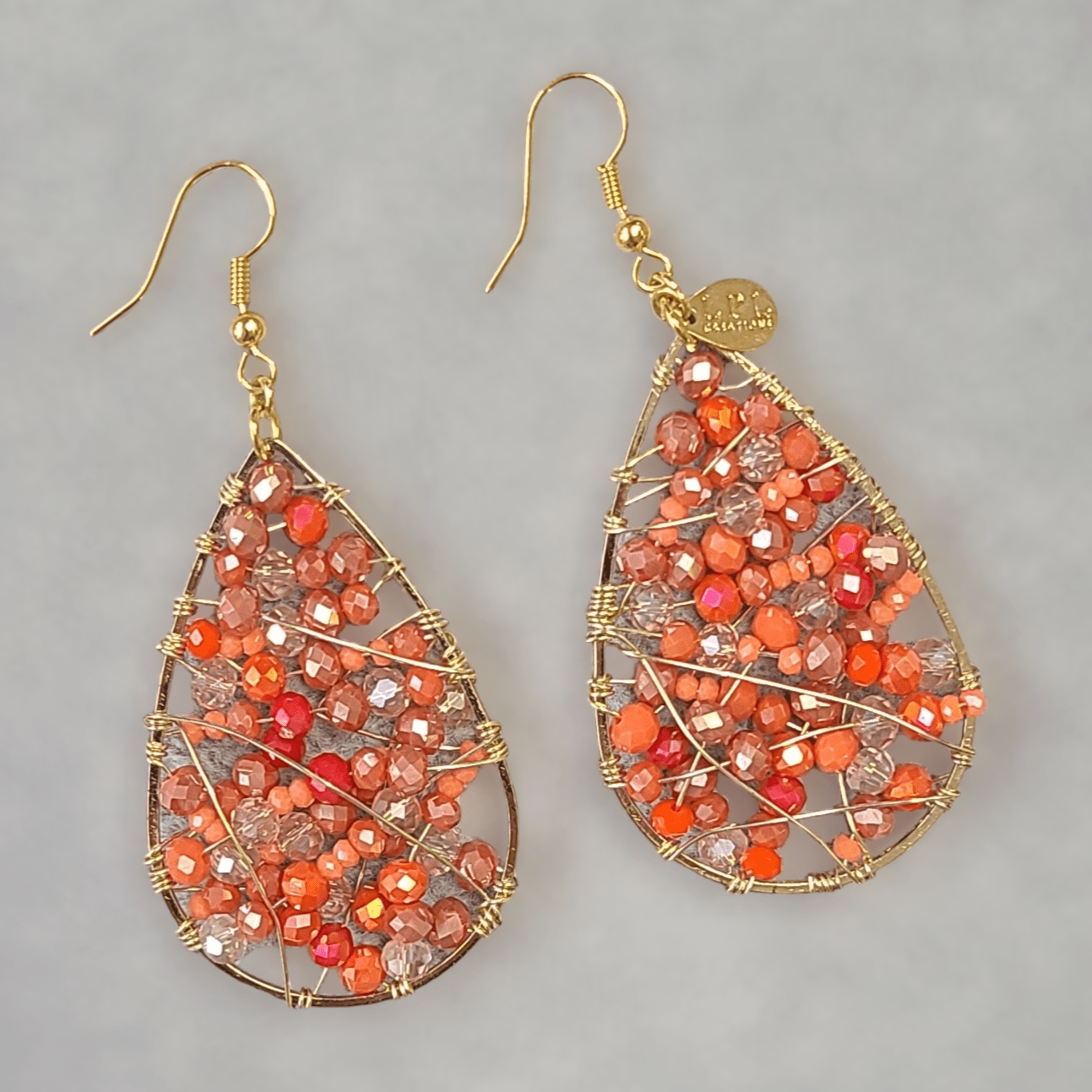 Drop Crystals Earrings - LPL Creations