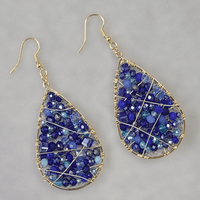 Drop Crystals Earrings - LPL Creations