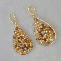 Drop Crystals Earrings - LPL Creations