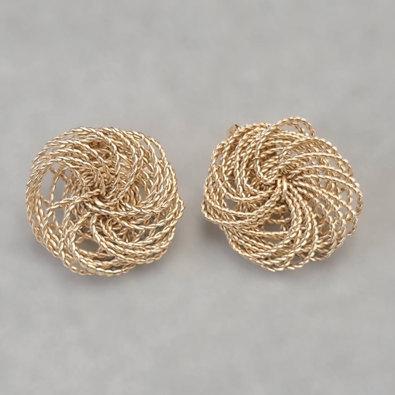 Spiral Gold Earrings - LPL Creations