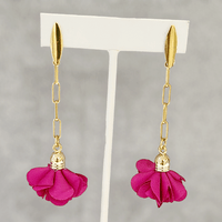 Flower & Link Earrings - LPL Creations