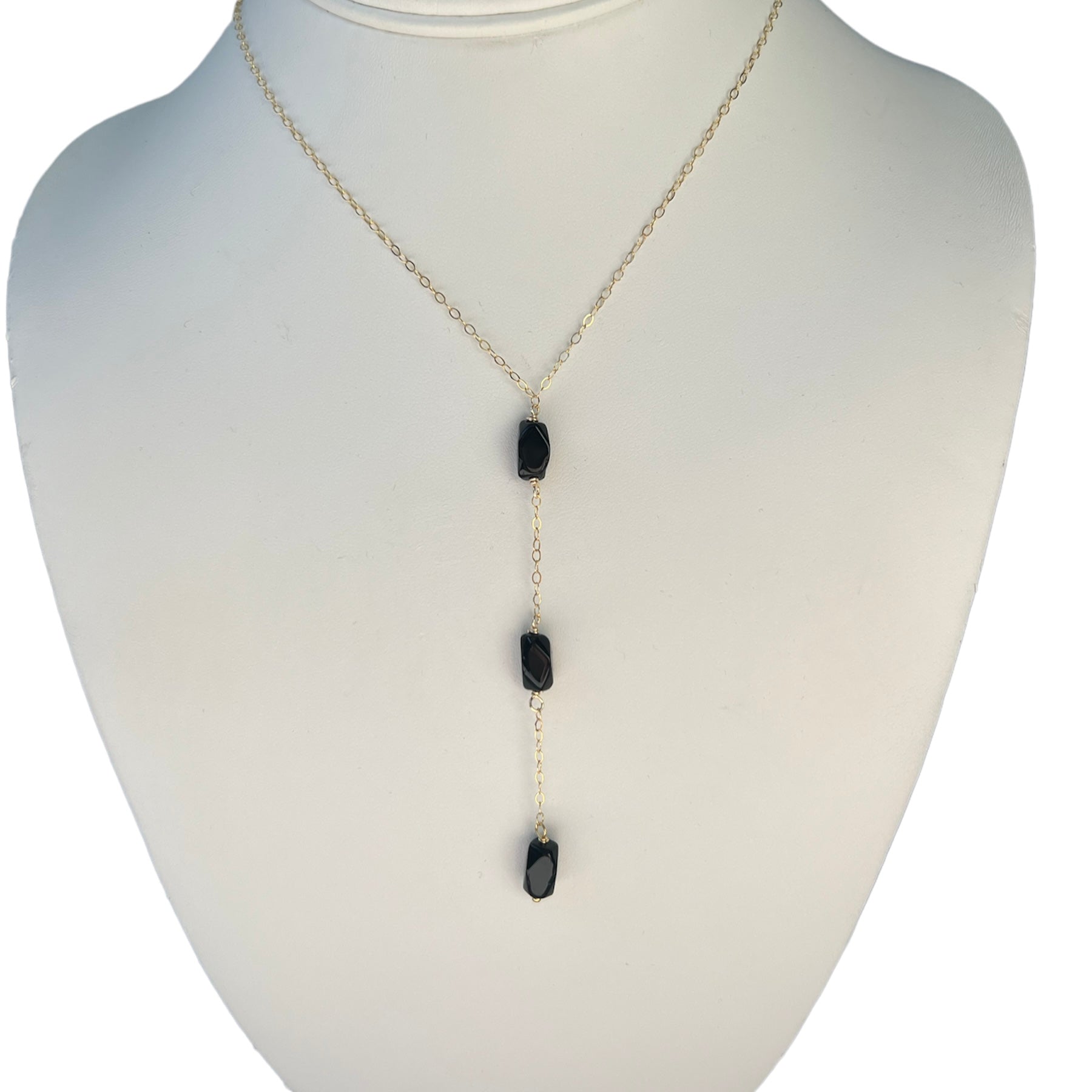 Trio Onyx Necklace - LPL Creations