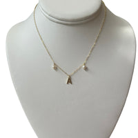 Gold Initial Necklace - LPL Creations