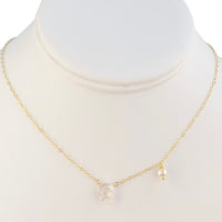 Mother Pearl Initial Necklace - LPL Creations