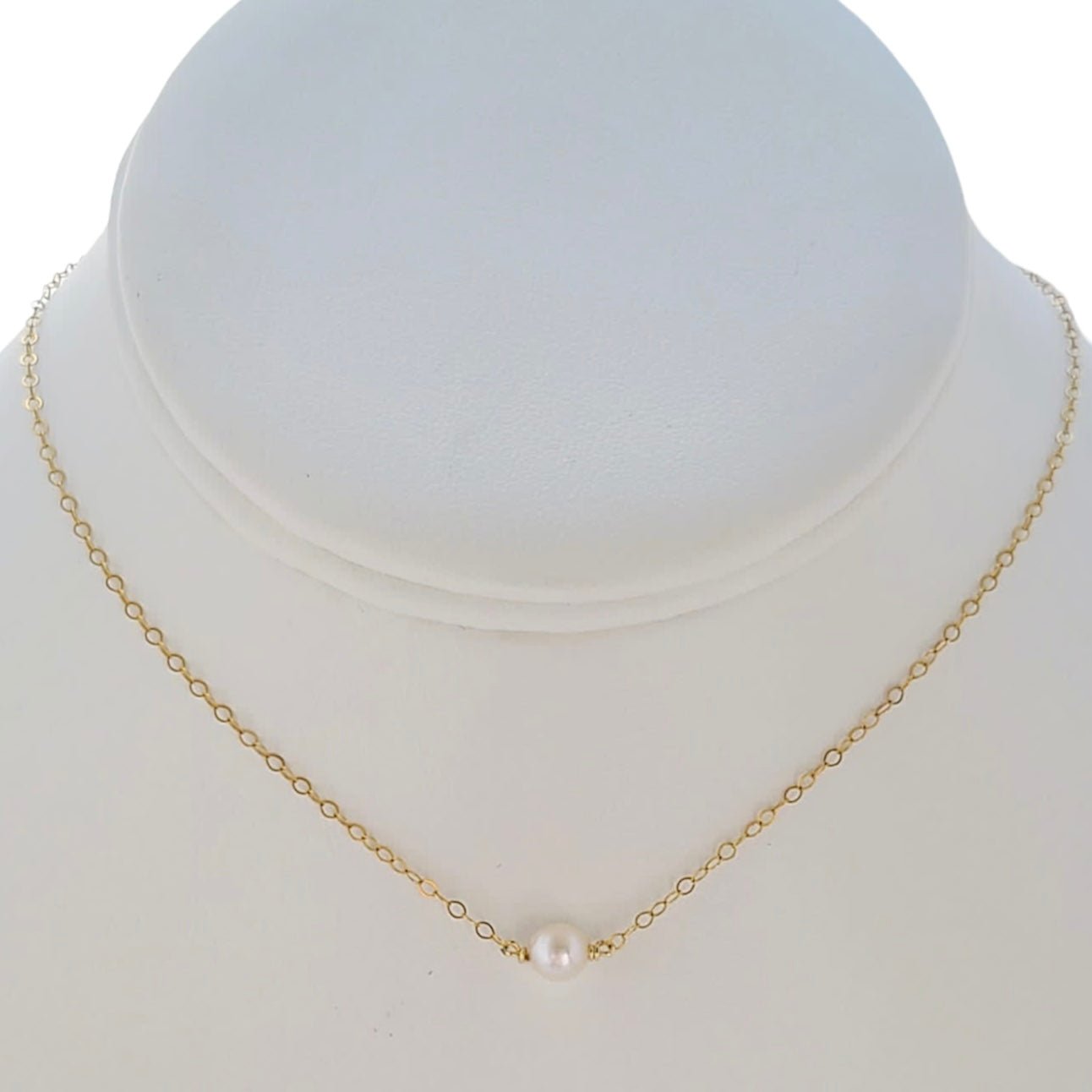 Single Pearl Necklace - LPL Creations