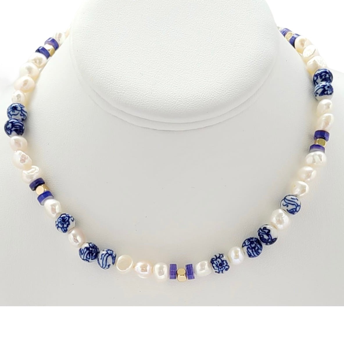 Porcelain Pearl Necklace - LPL Creations