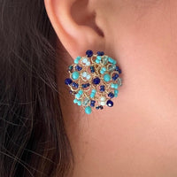 Peacock Stud Earrings - LPL Creations