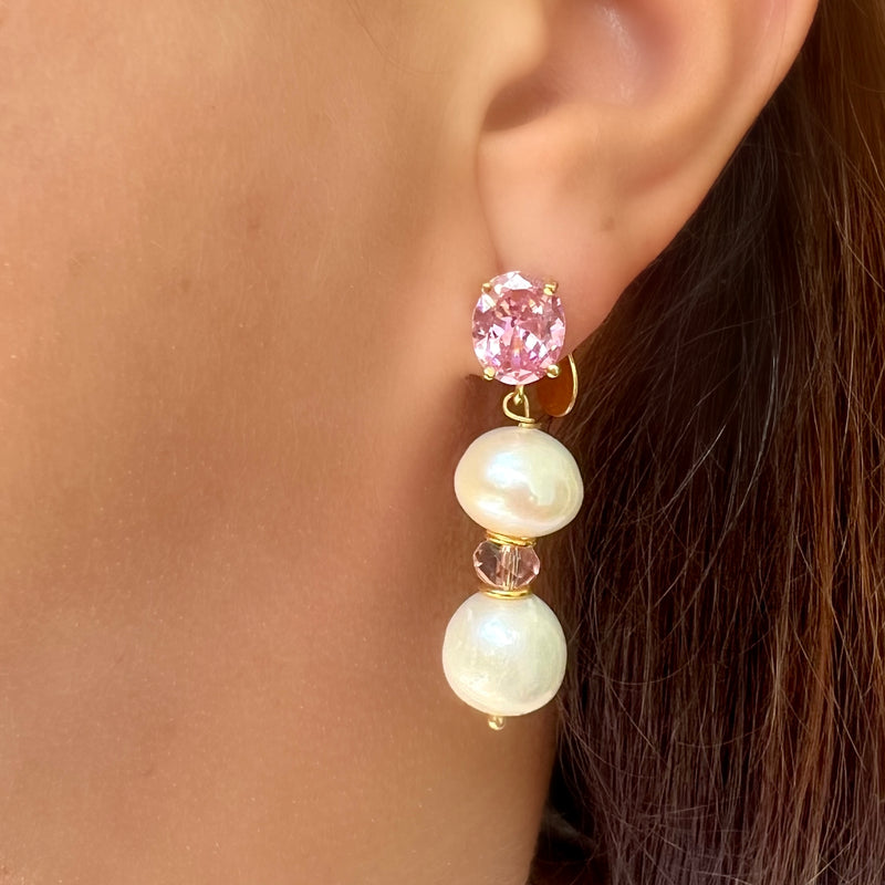 Bubbly Rosé Earrings