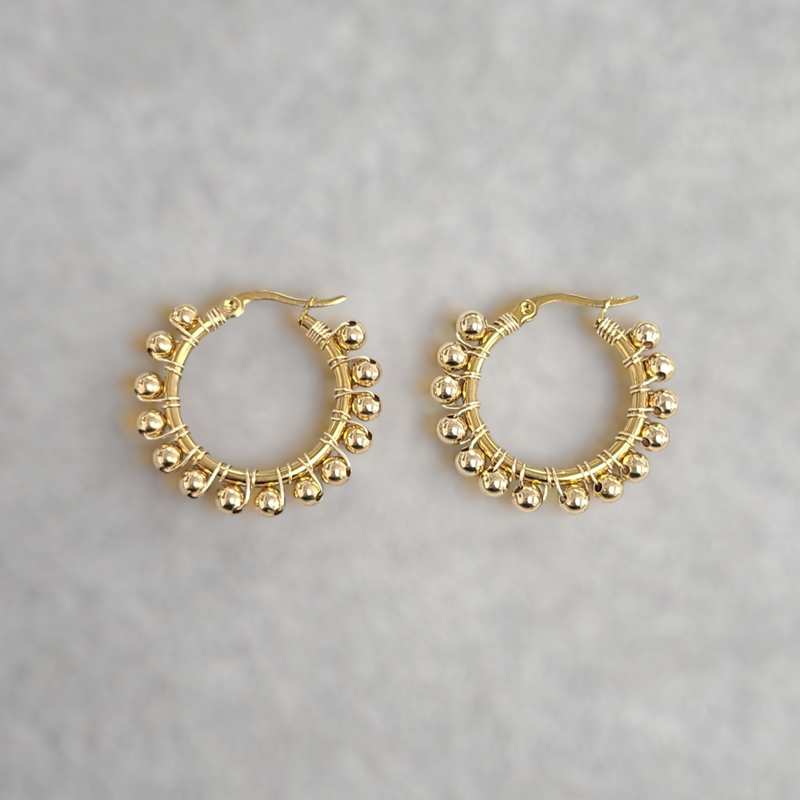 Liz Hoops Earrings