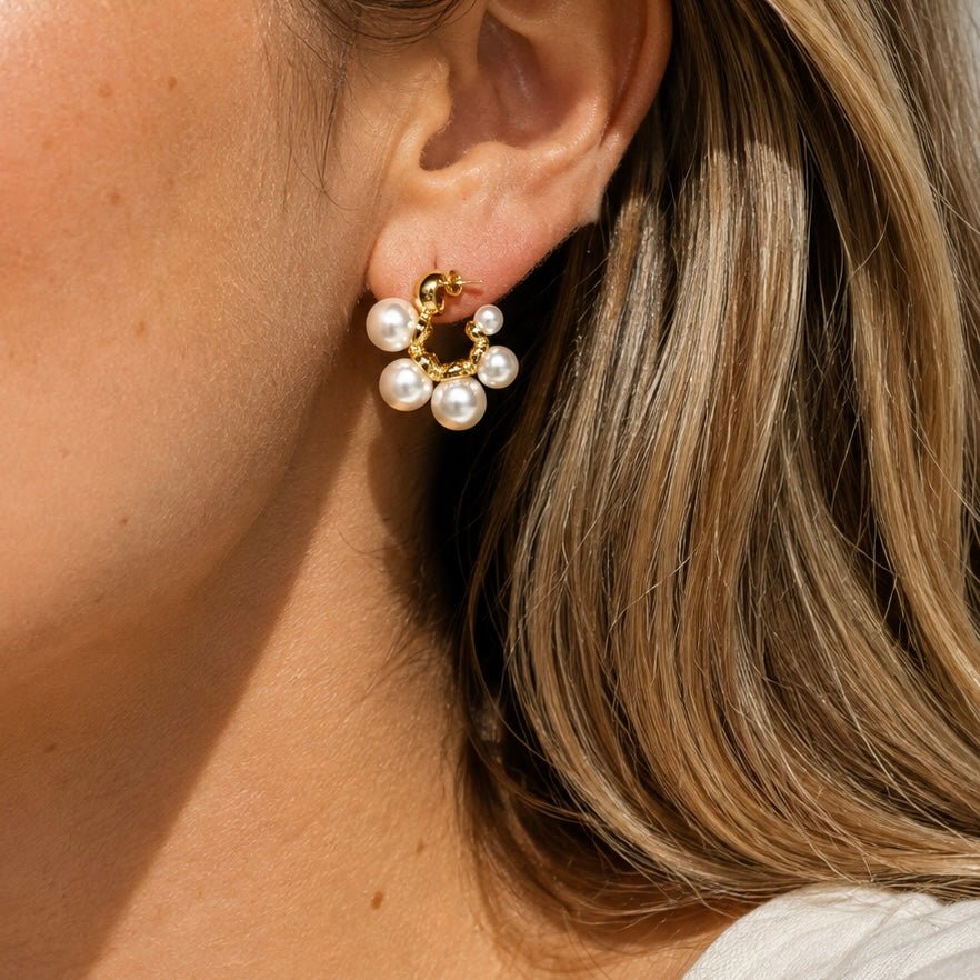 Mariam Hoops Earrings - LPL Creations