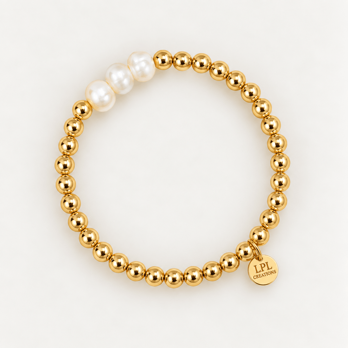 3 Pearls Bracelet - LPL Creations