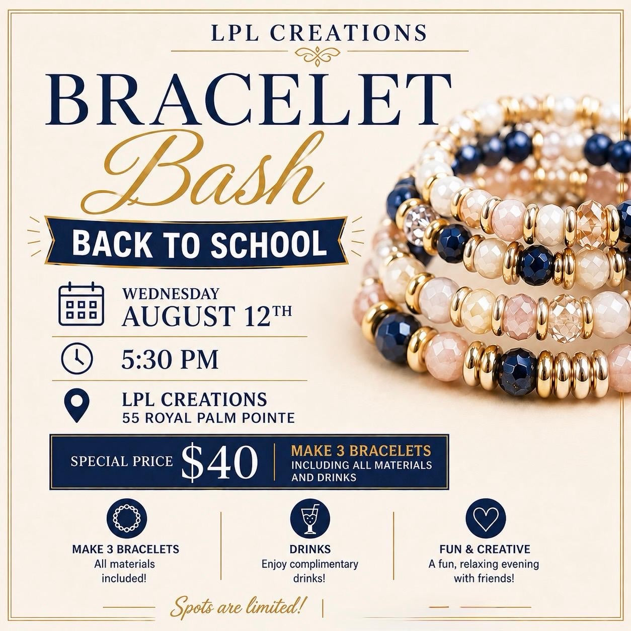 Back to School Bracelet Party