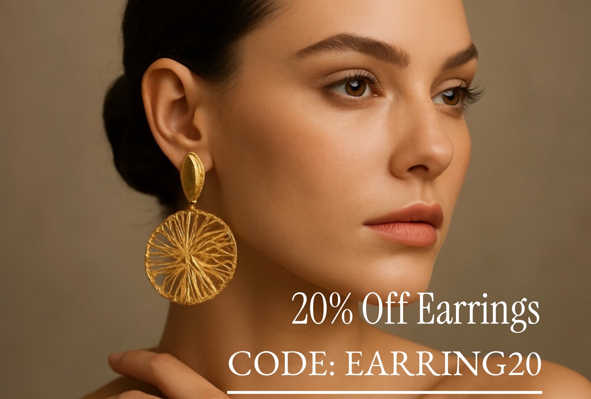 Woman with LPL earrings 