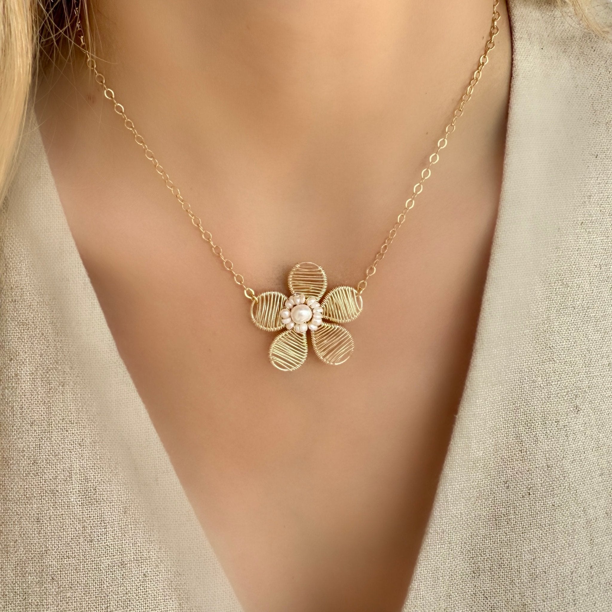 Blossom in Chain Necklace - LPL Creations