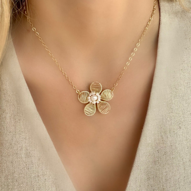 Blossom in Chain Necklace - LPL Creations