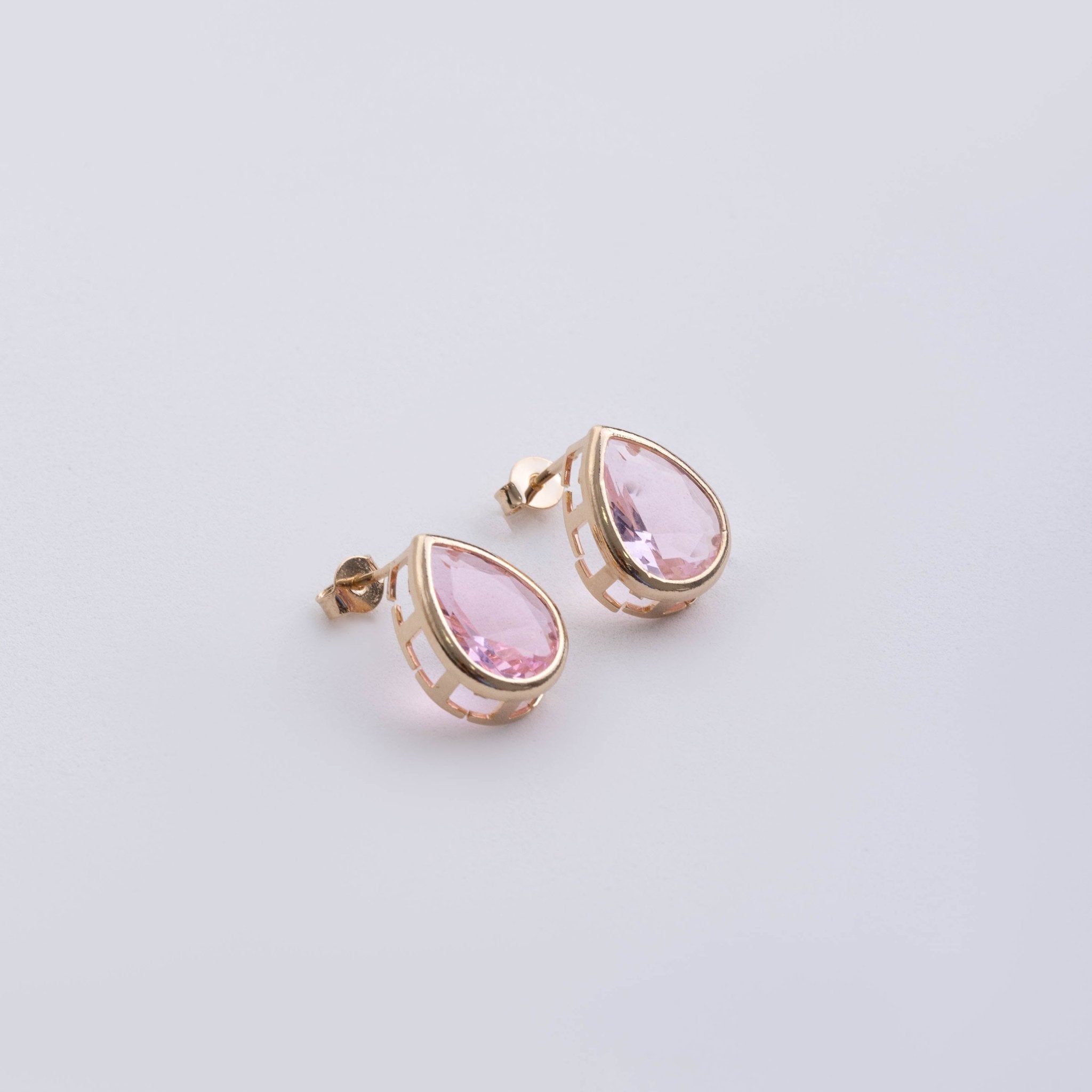 Blush Drop Stud Earrings - LPL Creations