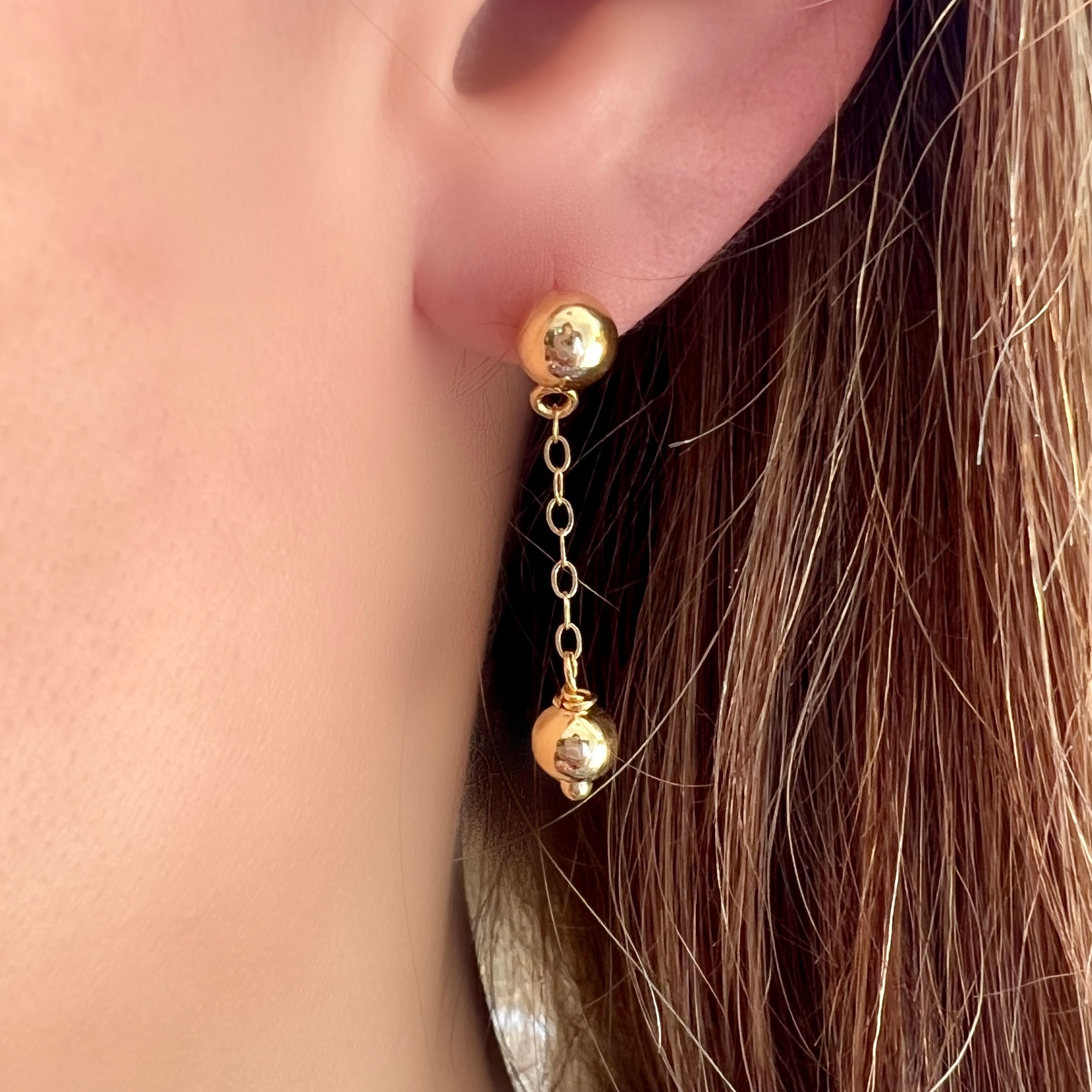 Dainty in Gold Earrings
