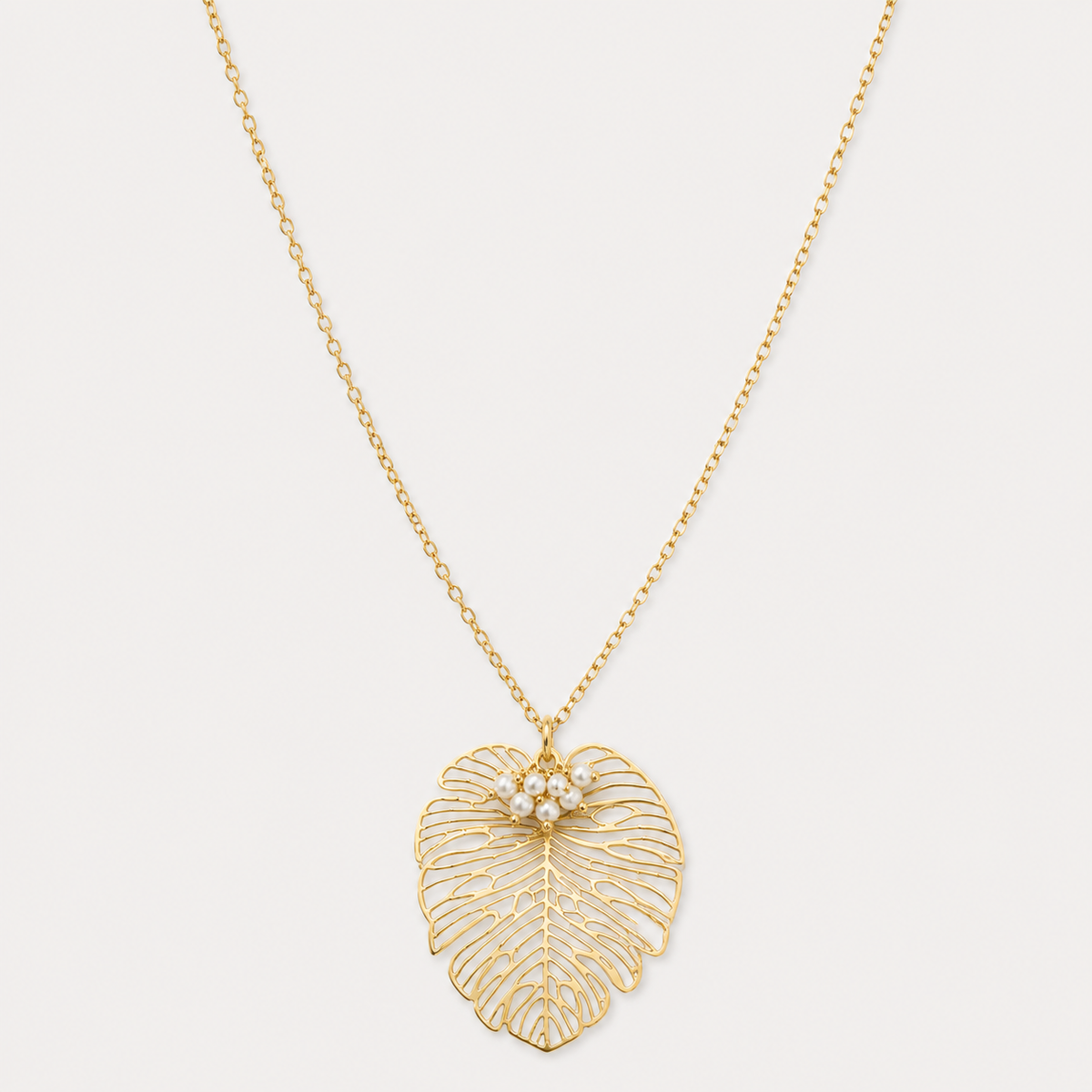 Monstera  Necklace