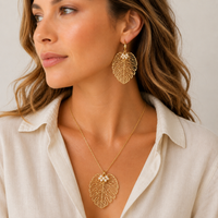 Monstera  Necklace