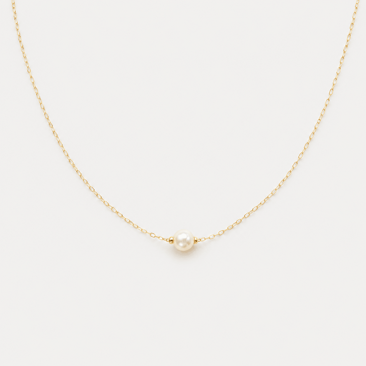 Single Pearl Necklace - LPL Creations
