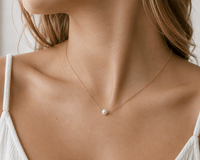 Single Pearl Necklace - LPL Creations