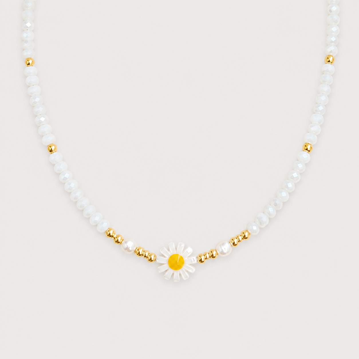 Daisy Crystals Necklace