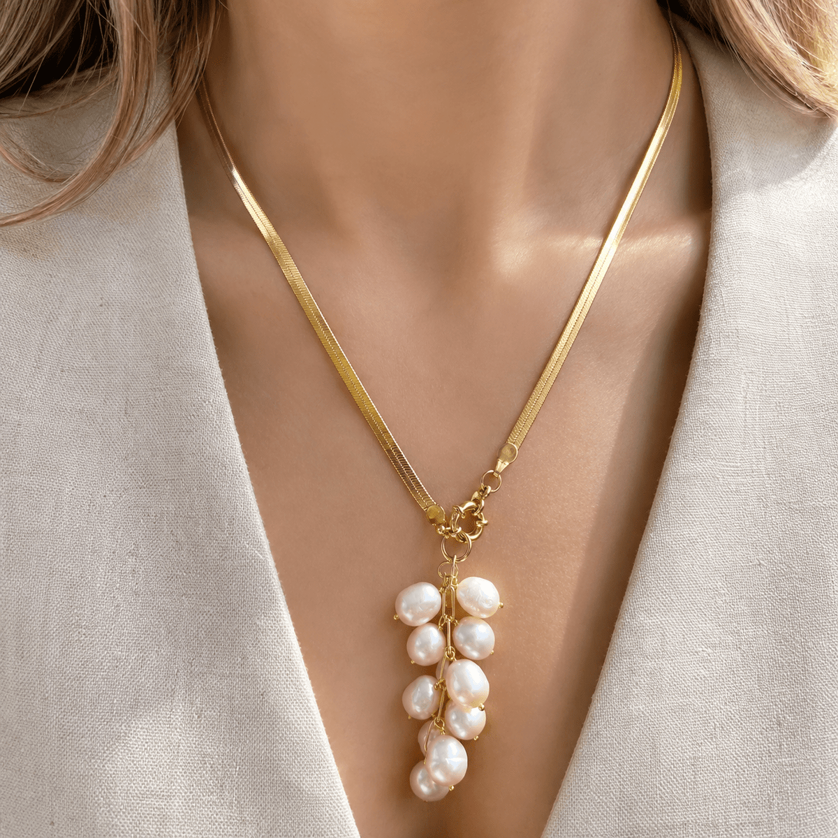 Waterfall Necklace - LPL Creations