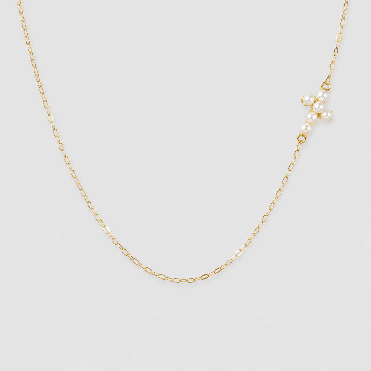 Pearl Cross Necklace - LPL Creations