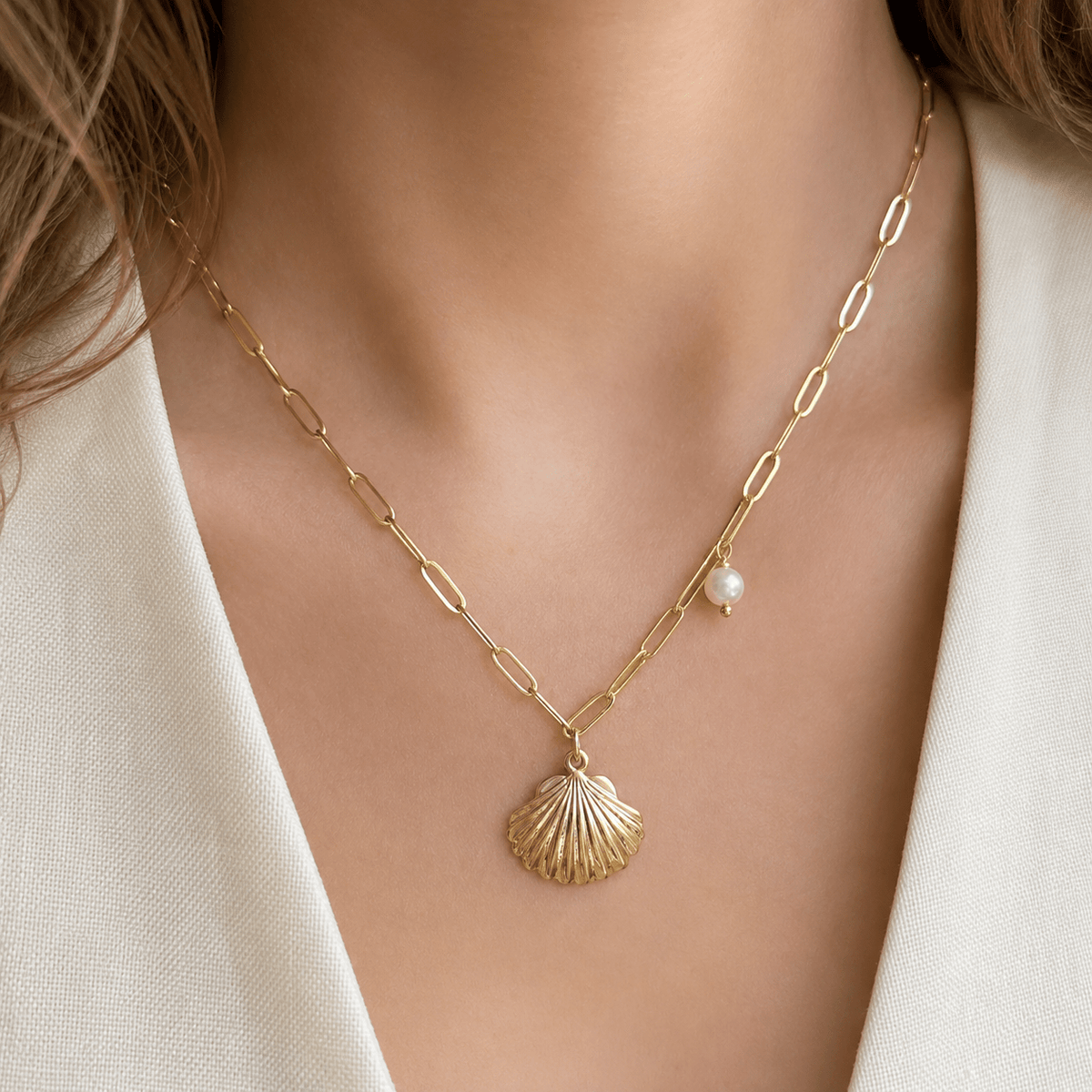 Oyster Necklace - LPL Creations