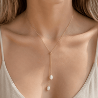 Dangling Pearls Necklace - LPL Creations
