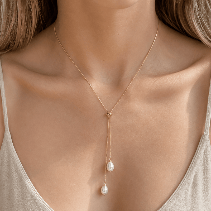 Dangling Pearls Necklace - LPL Creations