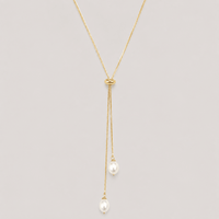 Dangling Pearls Necklace - LPL Creations