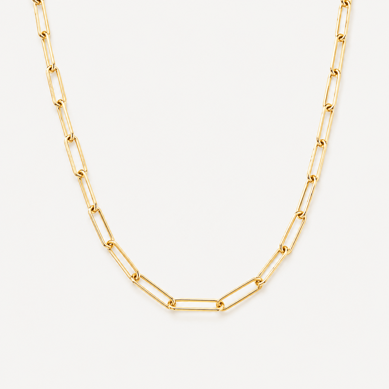 Medium Paper Clip Chain Necklace - LPL Creations