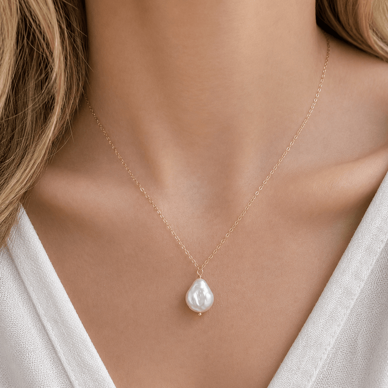 Drop Pearl Necklace - LPL Creations
