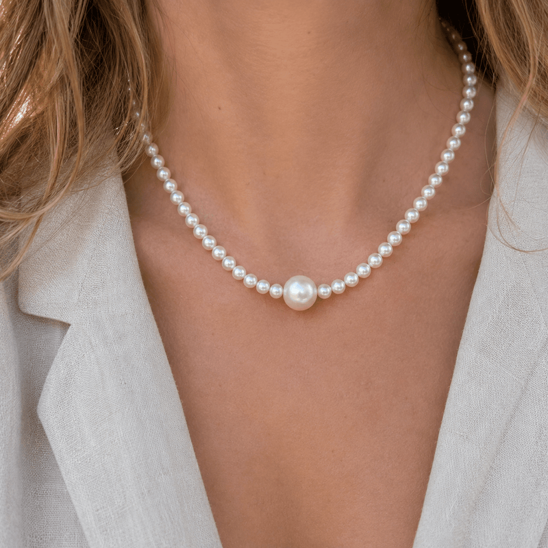 White Pearls Necklace - LPL Creations