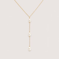 Trio Pearls Drop Necklace - LPL Creations