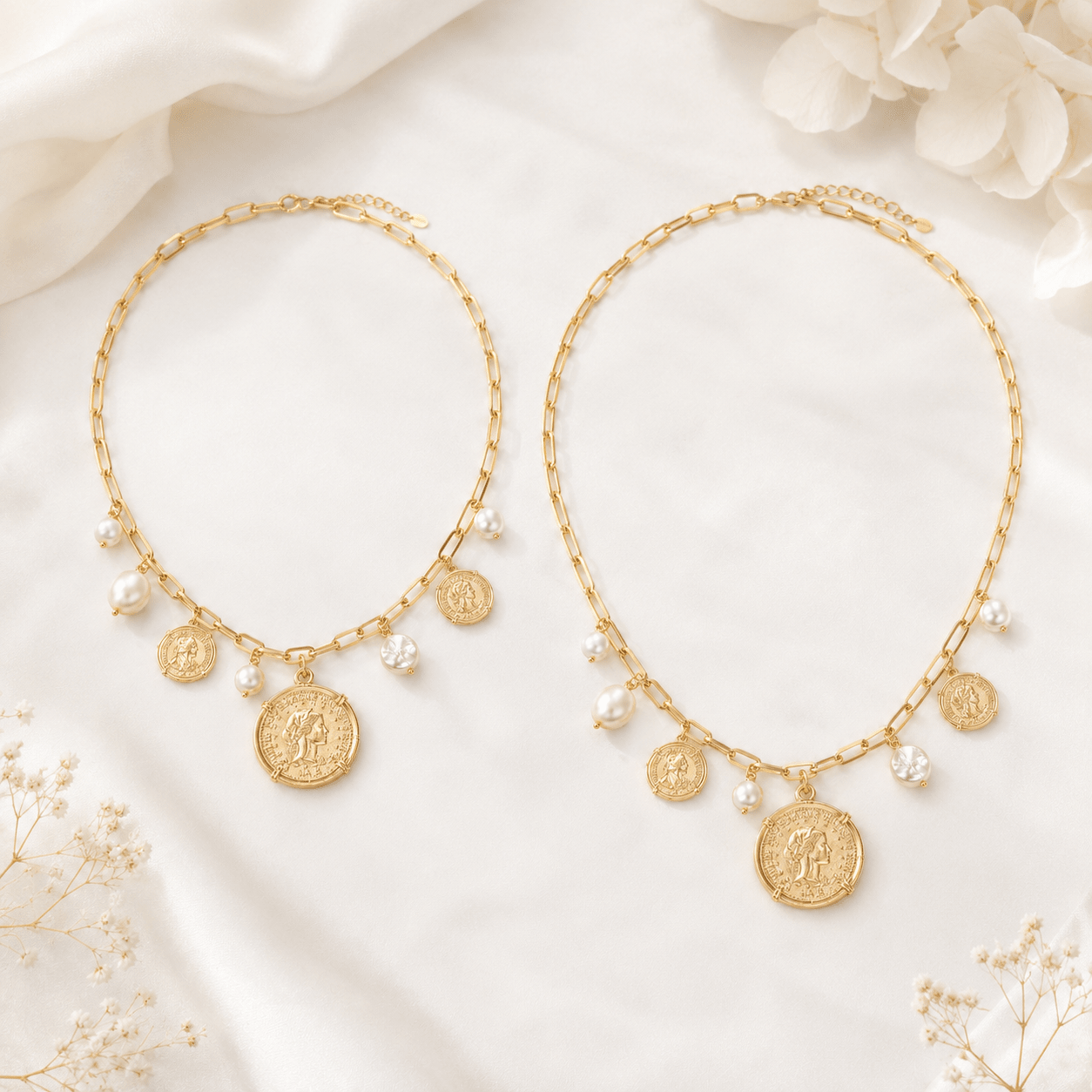 Coins Chain Necklace - LPL Creations