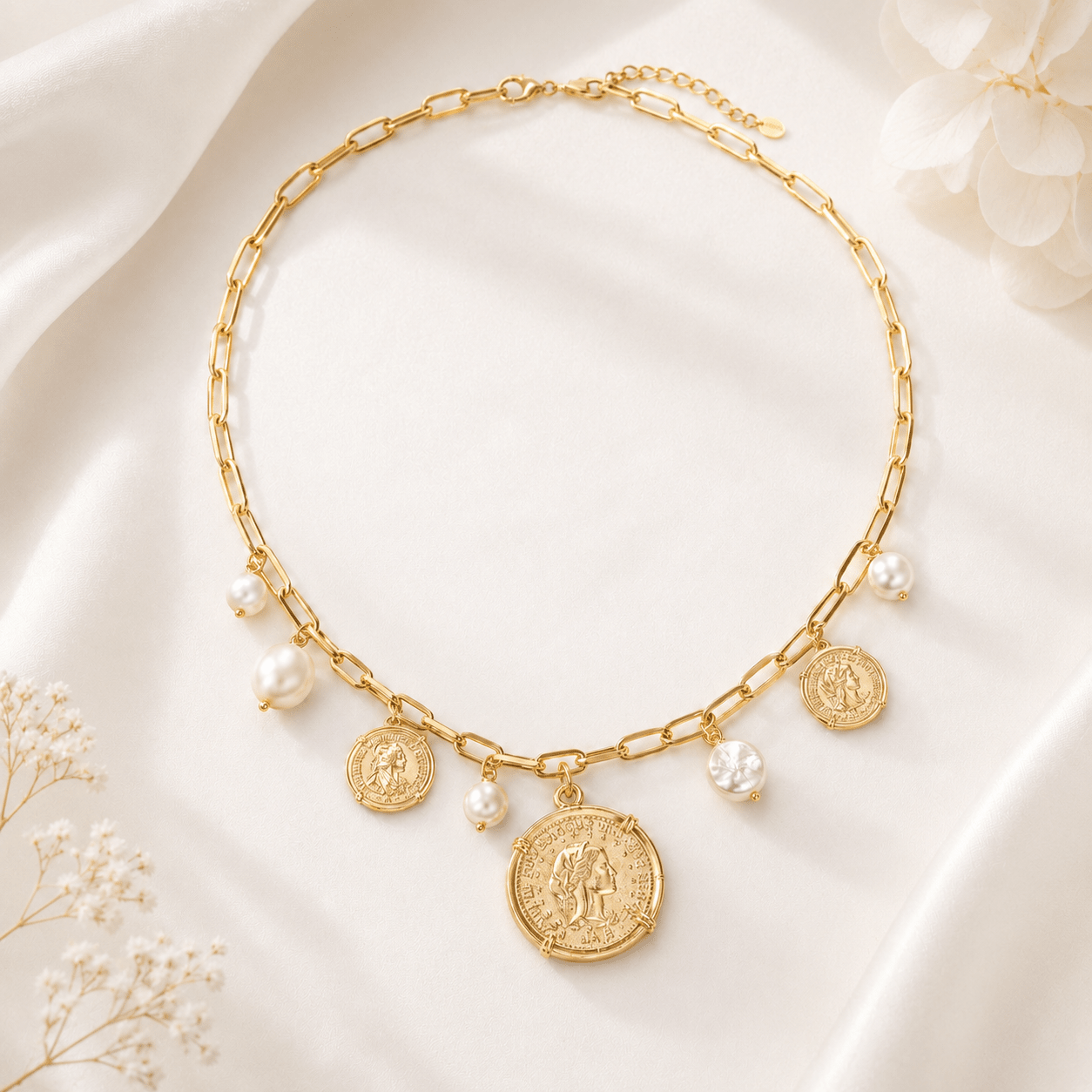 Coins Chain Necklace - LPL Creations